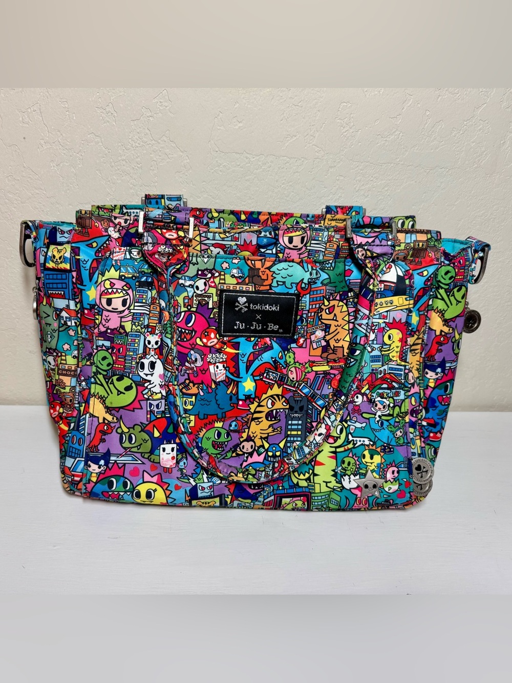 Tokidoki x JuJuBe Be Classy Kaiju City Structured Bag Rare Retired